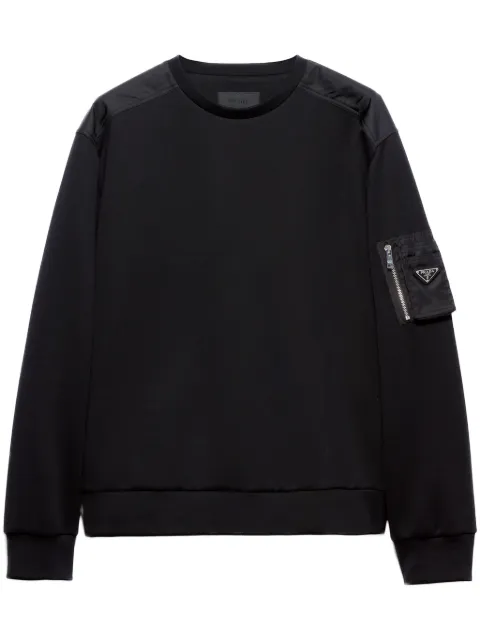 Prada panelled sweatshirt