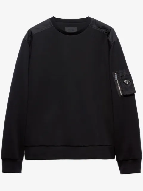 Prada panelled sweatshirt