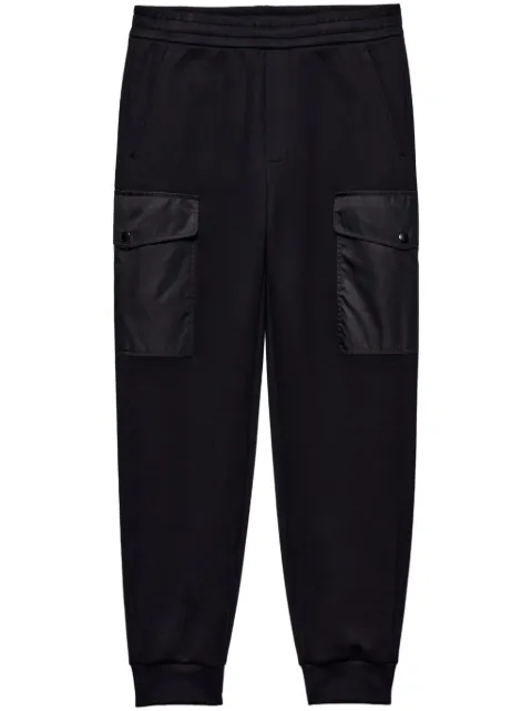 Prada Re-Nylon-detail cotton track pants