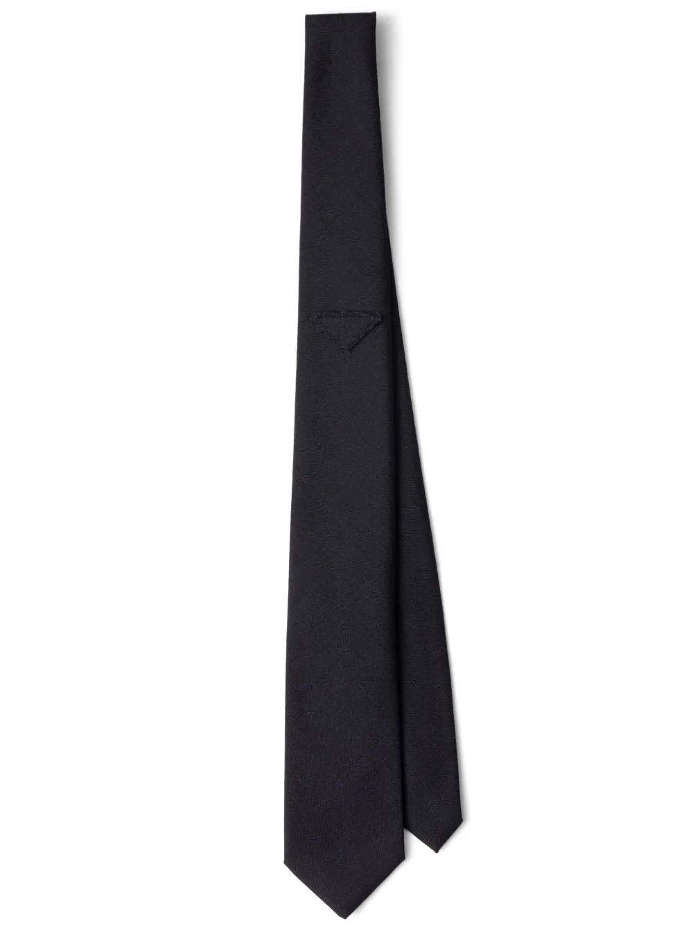 Prada triangle-logo tie | Blue | Image 1