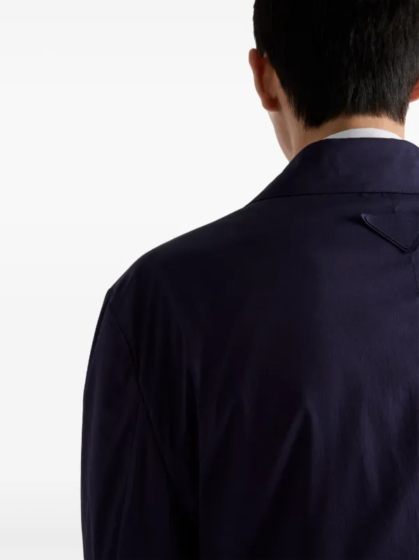 Prada Cotton Blazer | Blue | FARFETCH