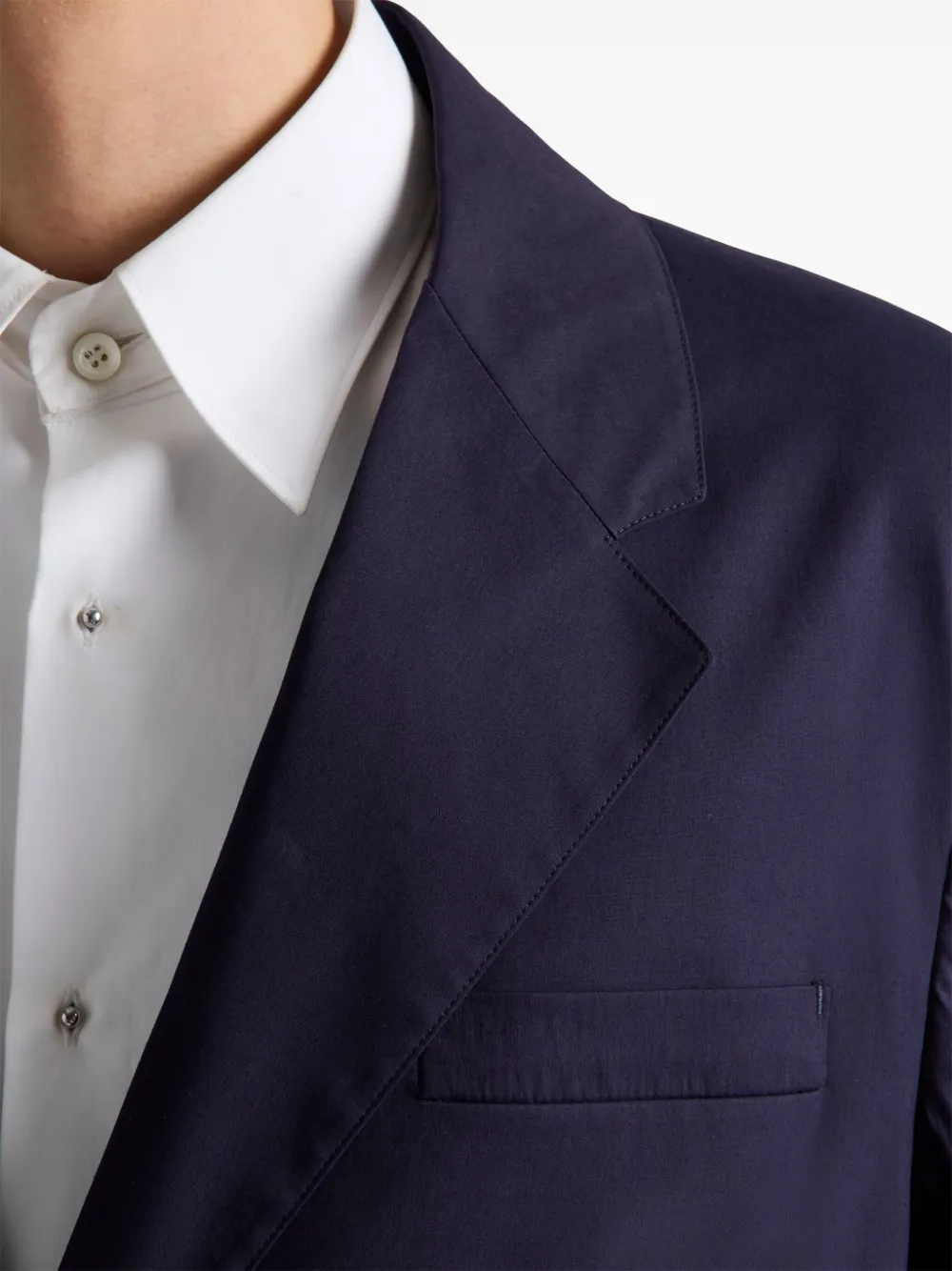 24AW new/PRADA ウールとモヘアのブレザー Blazer Blue Wool and mohair blazer in blue - Prada | Mytheresa