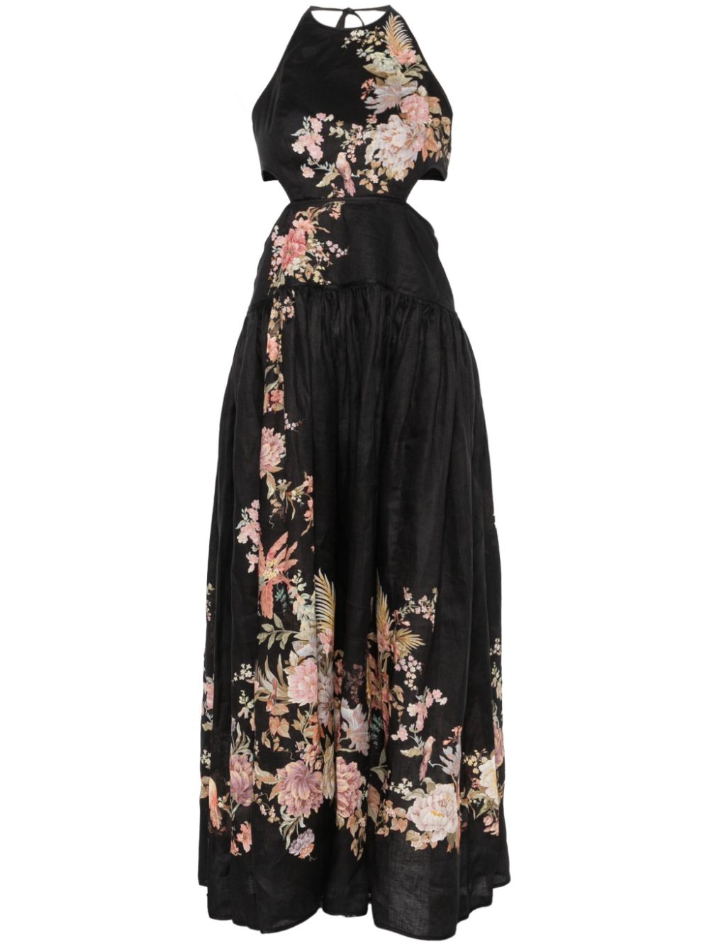 ZIMMERMANN Tallow midi dress – Black