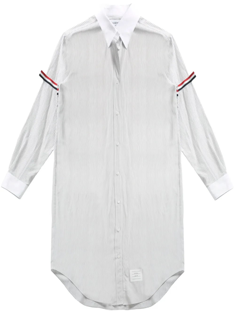 Thom Browne striped shirtdress | Grey | Image 1