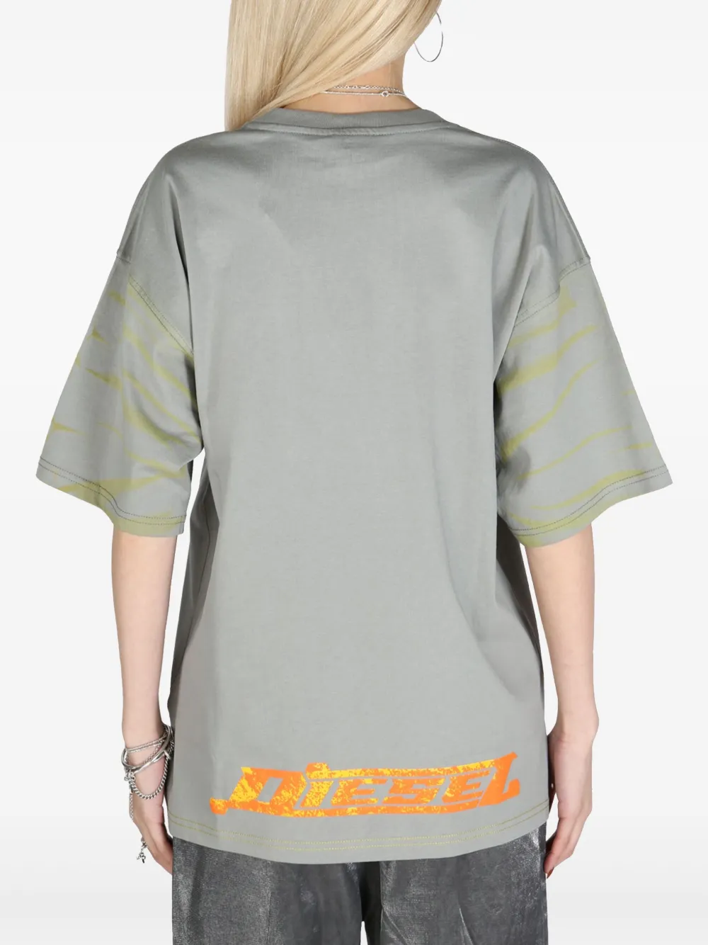 Diesel R10 t-shirt Grijs