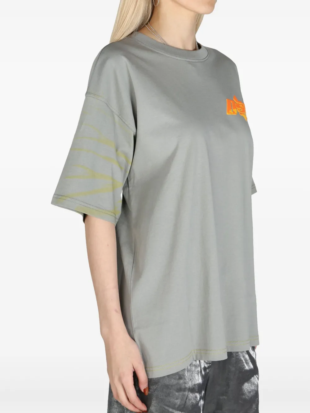 Diesel R10 t-shirt Grijs