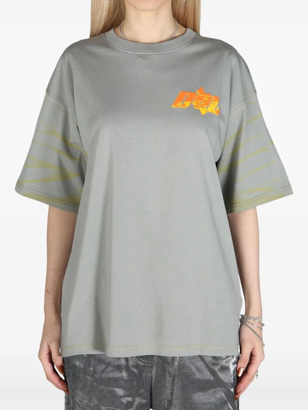 Diesel R10 t-shirt Grijs