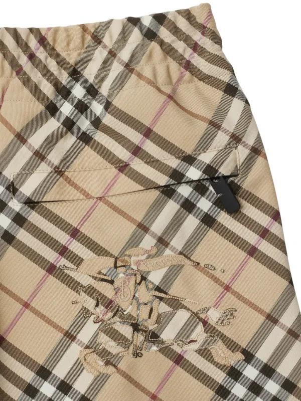 【BURBERRY】送料/関税込 VINTAGE CHECK SHORTS PANTS Burberry Vintage Check Shorts | Neutrals | FARFETCH