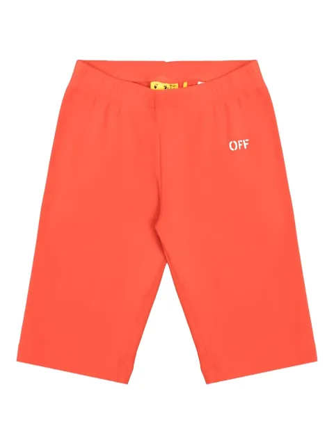 Off-White Kids logo-embroidered shorts