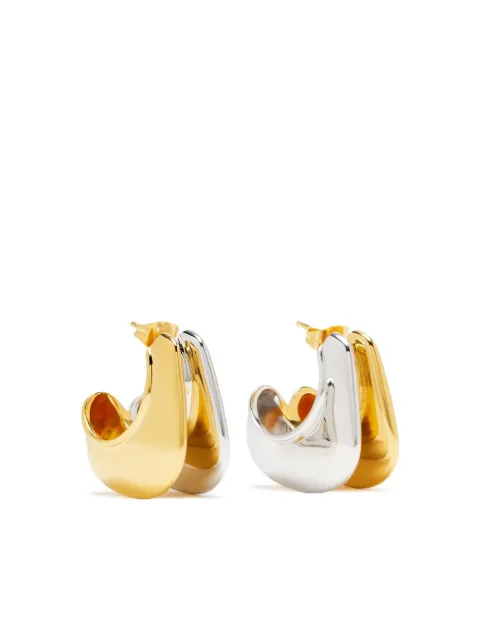 Missoma medium Hera Dome Double Ridge hoops