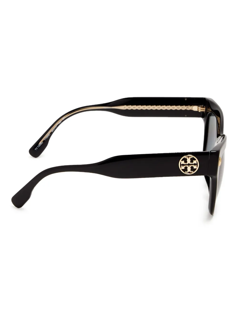 Tory Burch Miller rectangle-frame sunglasses - Zwart