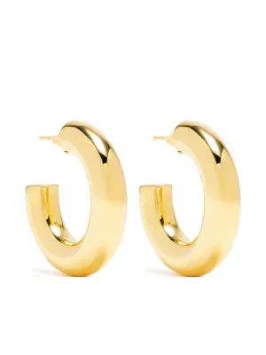 Tom Wood Classic Small Hoop Earrings | Gold | FARFETCH