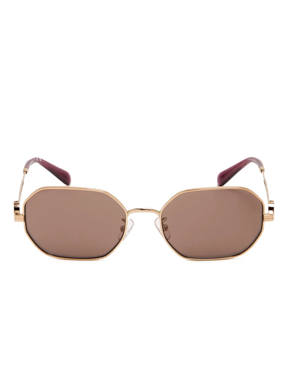 Tory Burch octagonal-frame sunglasses | Pink | Image 1