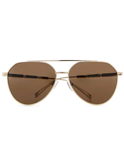Alexander McQueen lentes de sol estilo piloto