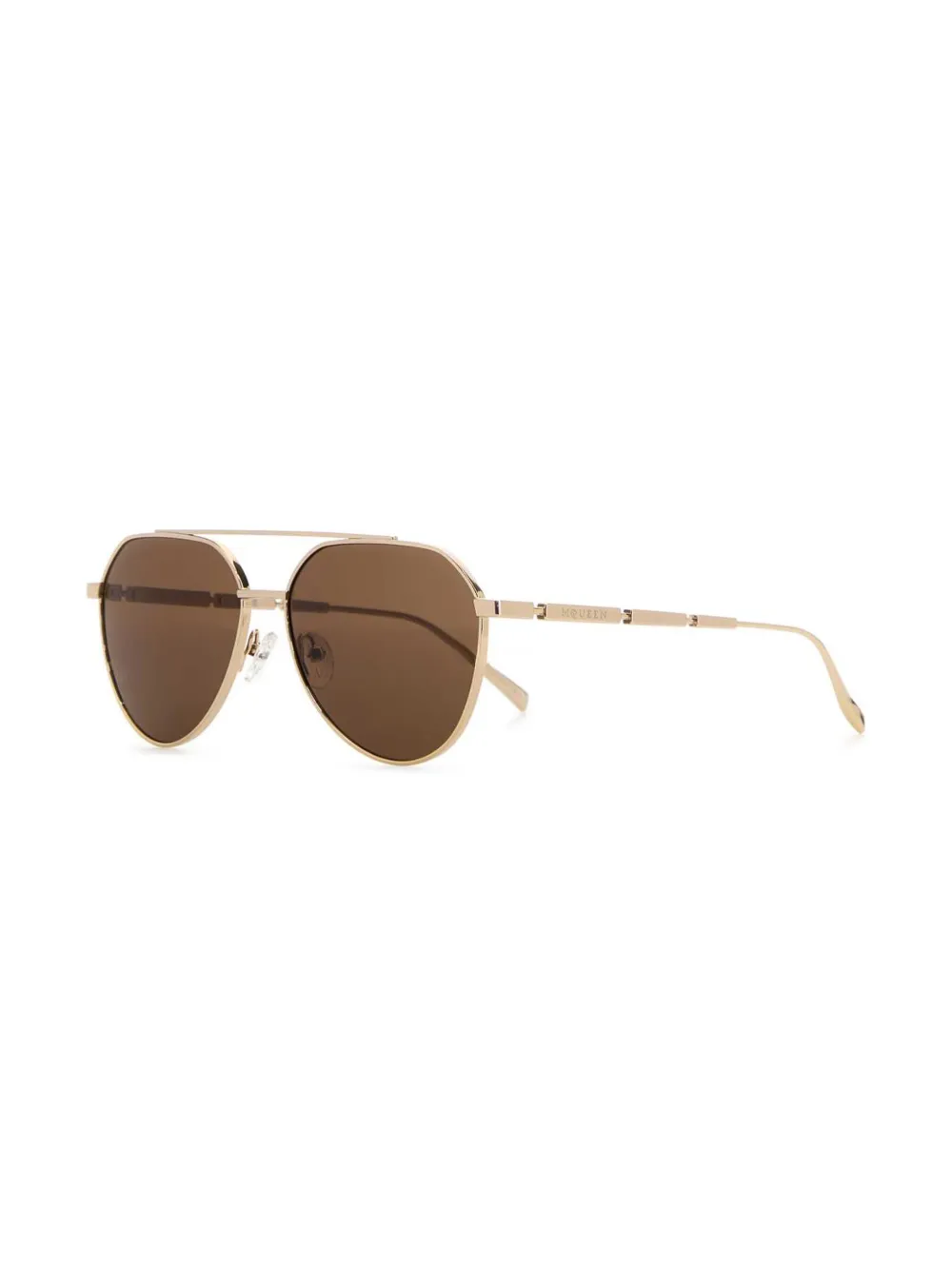 Alexander McQueen pilot sunglasses - Goud