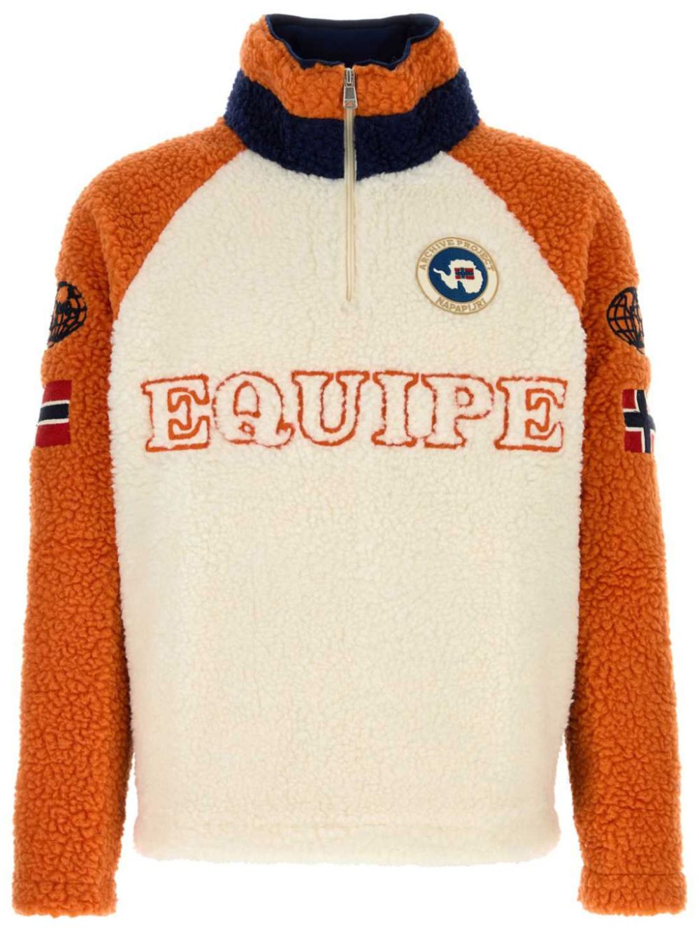 Napapijri Equipe fleece sweatshirt - Neutrals