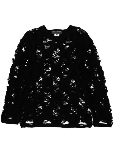 Comme des Garçons Homme Plus shredded jumper