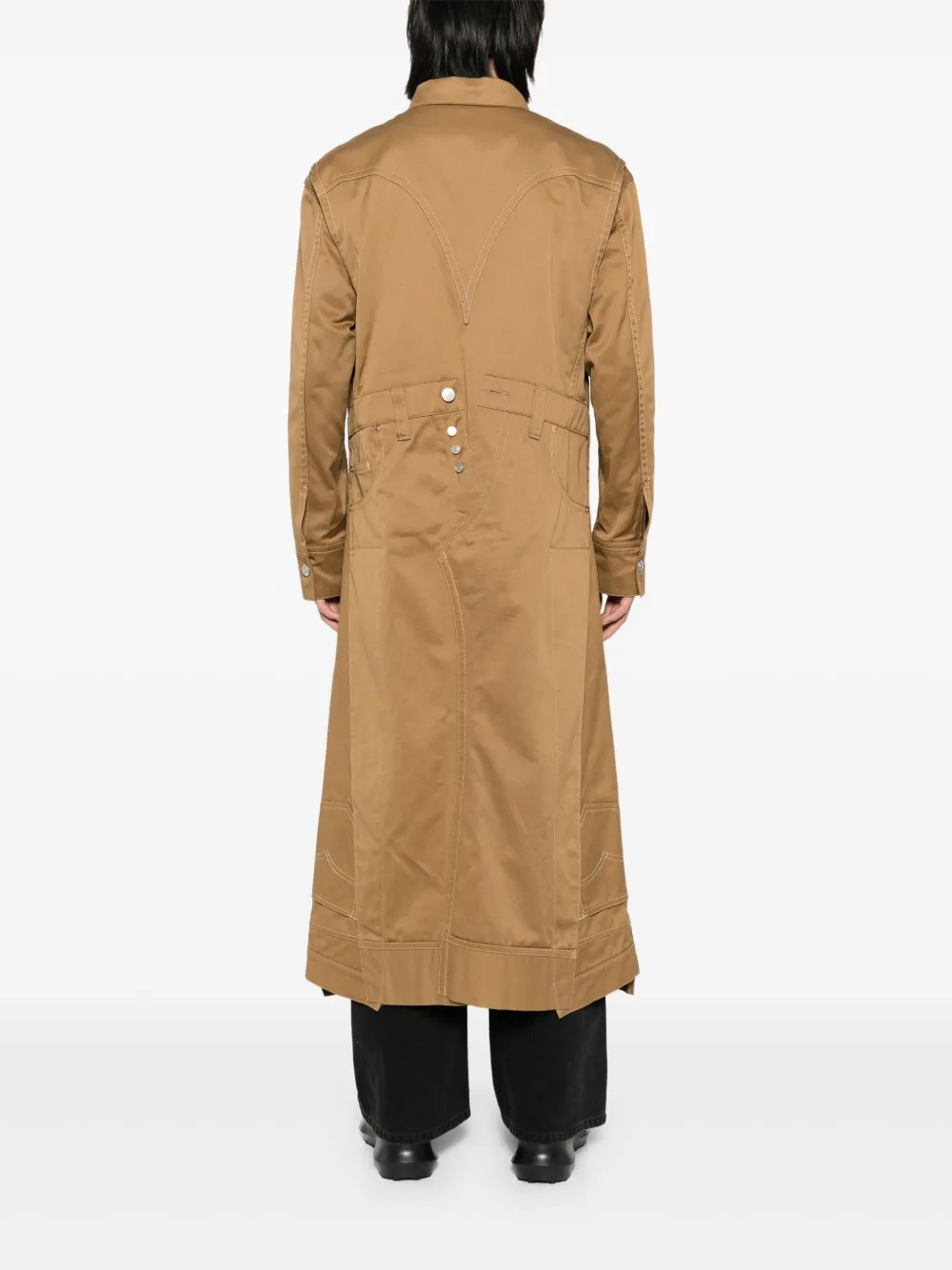 Junya Watanabe MAN x Levi's jas met ceintuur Bruin