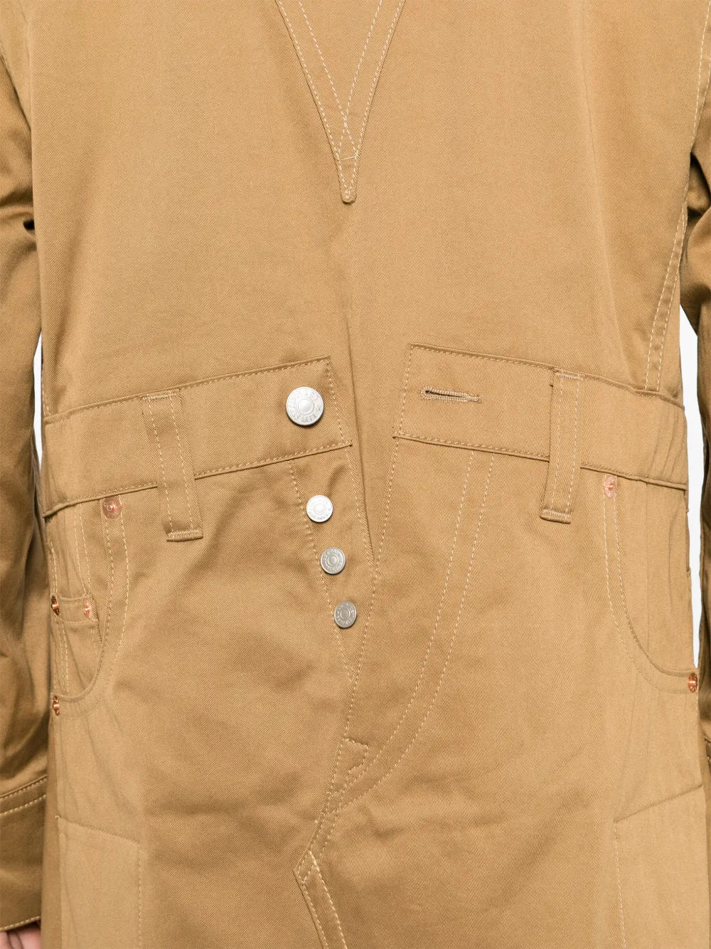Junya Watanabe MAN x Levi's jas met ceintuur Bruin