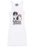 Ashley Williams Puppy & Kitten Precious dress - White