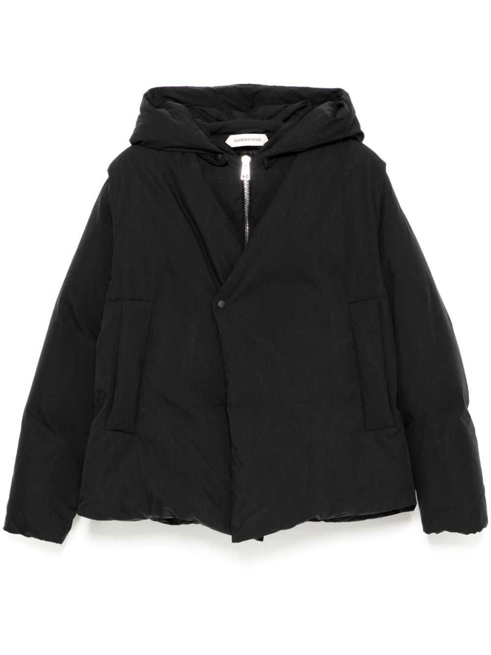 hooded padded jacket