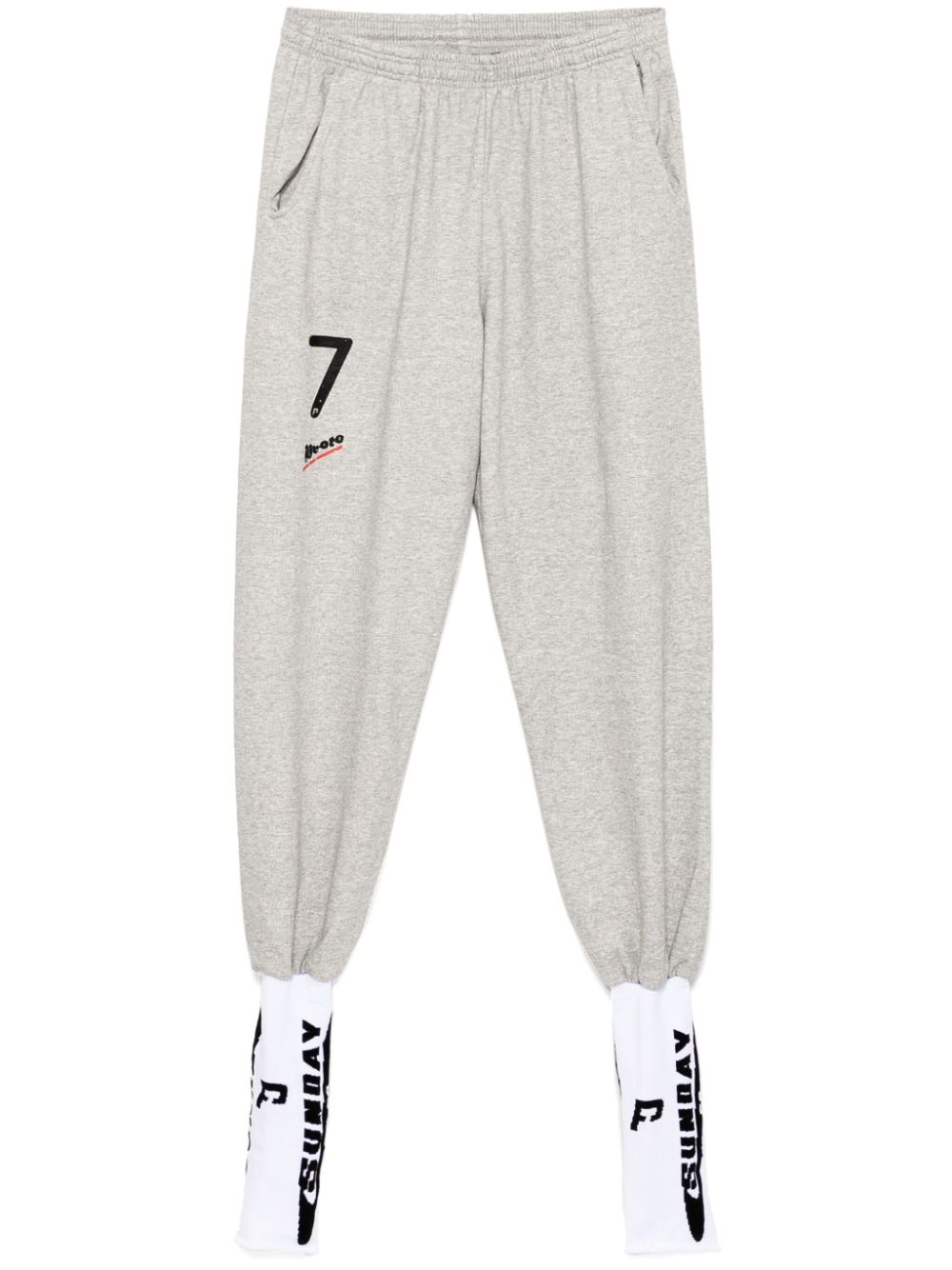 football-sock track pants