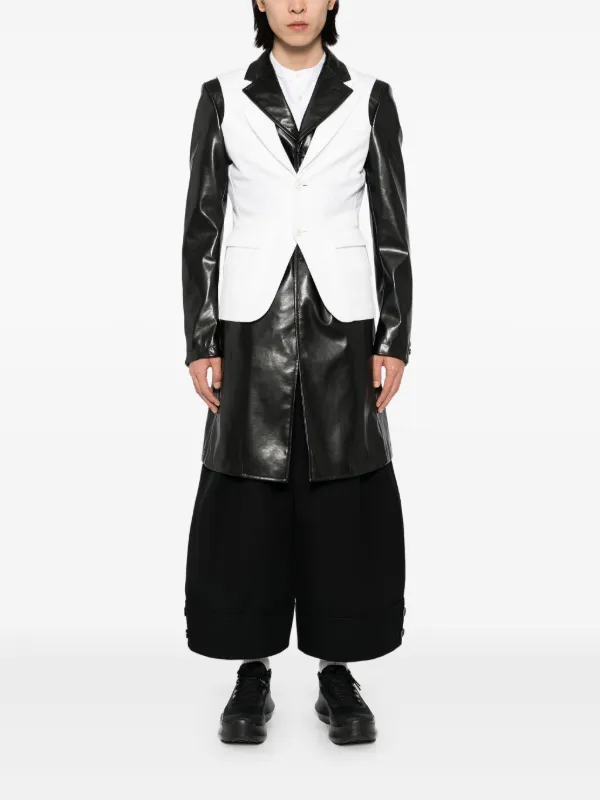 COMME des GARCONS HOMME PLUS レイヤードコート Comme Des Garçons Homme Plus レイヤード コート | ブラック