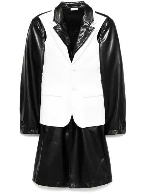 Comme des Garçons Homme Plus معطف بطبقات