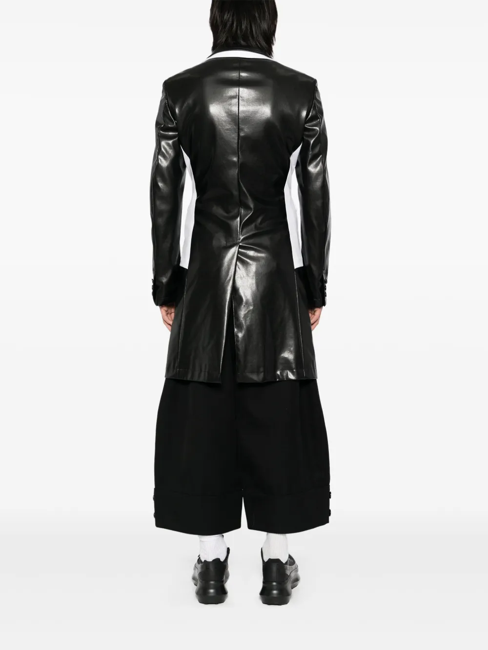 Comme des Garçons Homme Plus Gelaagde jas Zwart