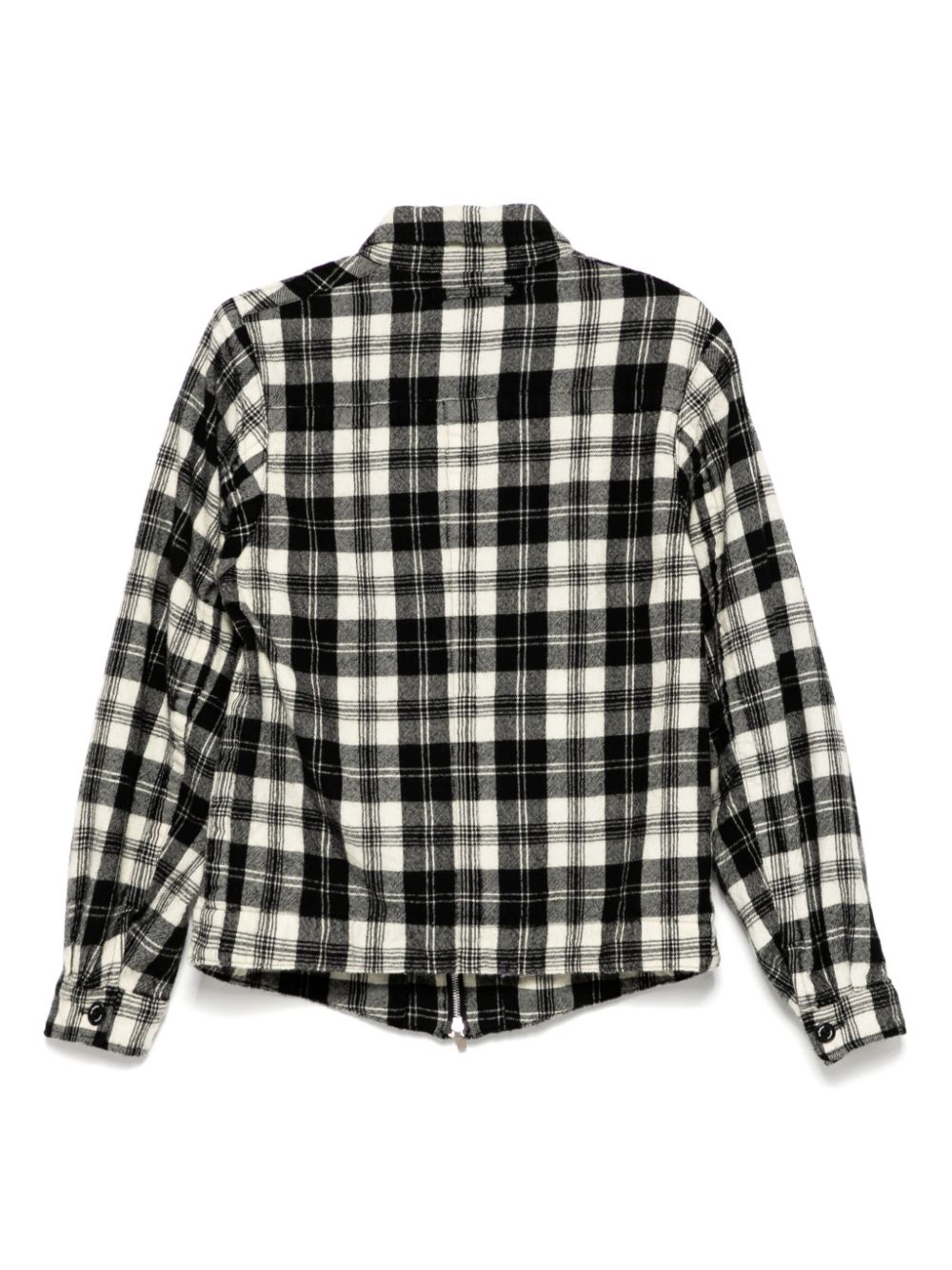 Undercover Geruit shirtjack - Zwart