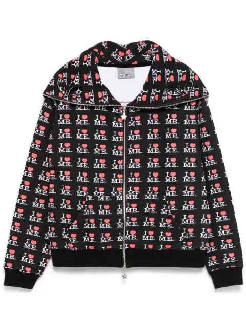 Ashley Williams hoodie I HEART ME BUTTERFLY