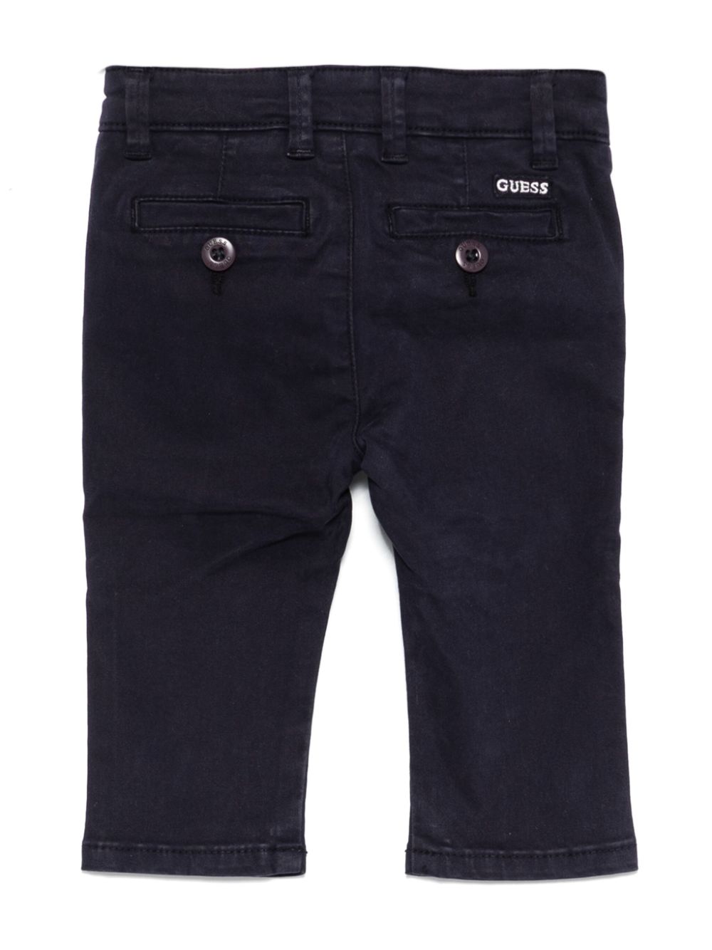 guess kids faux-pocket chinos - Blue