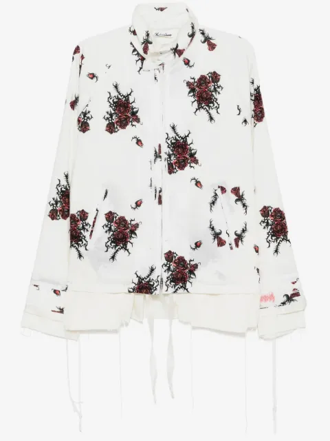 midorikawa raw edge blouse