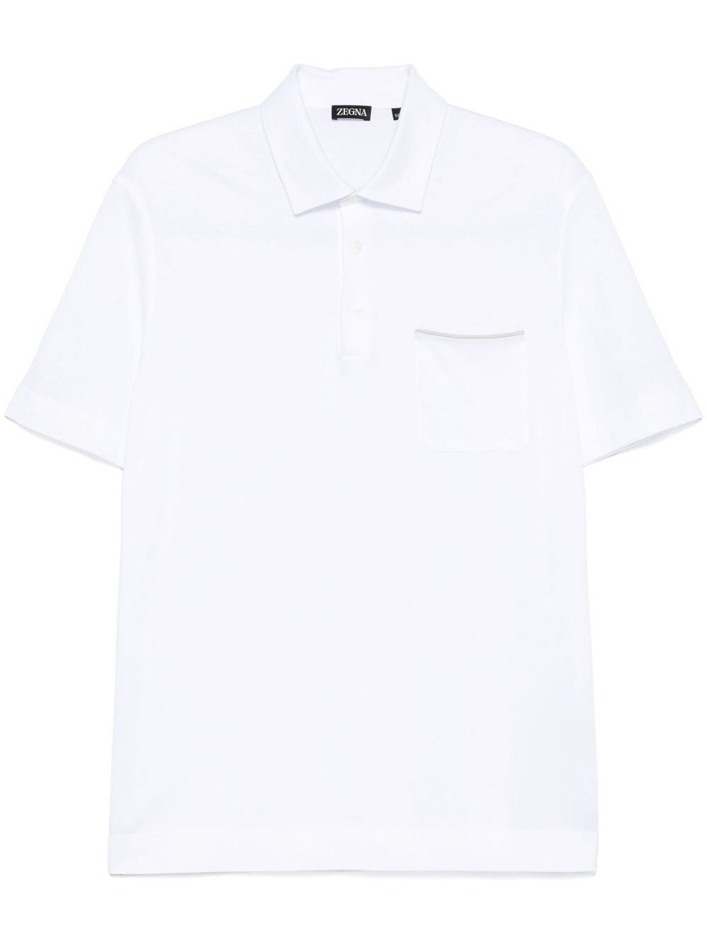 Zegna cotton polo shirt - White