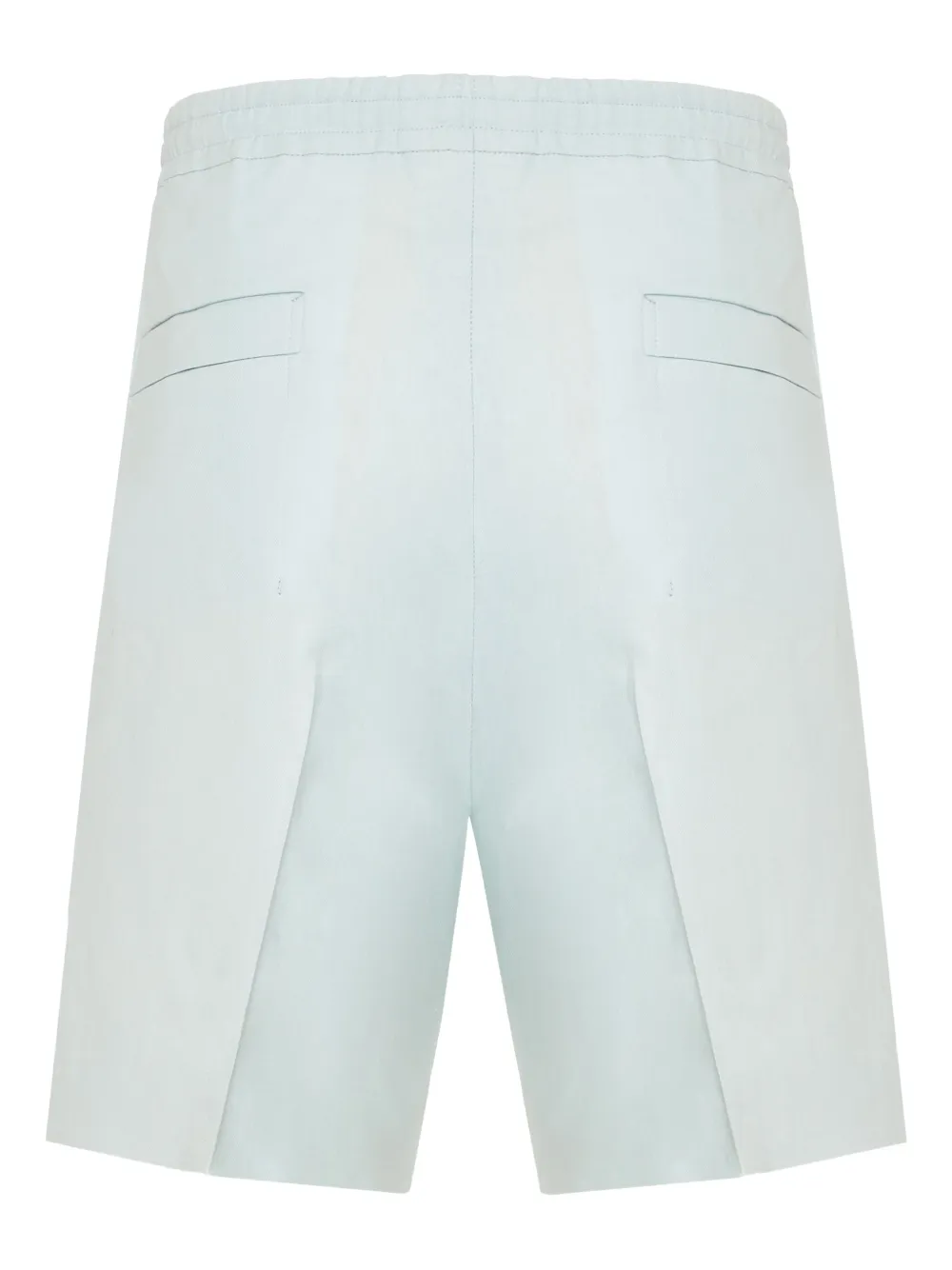 Zegna Elasticated-waist Bermuda Shorts In Blue