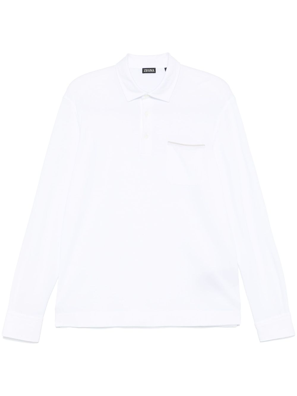 Zegna cotton polo shirt - White