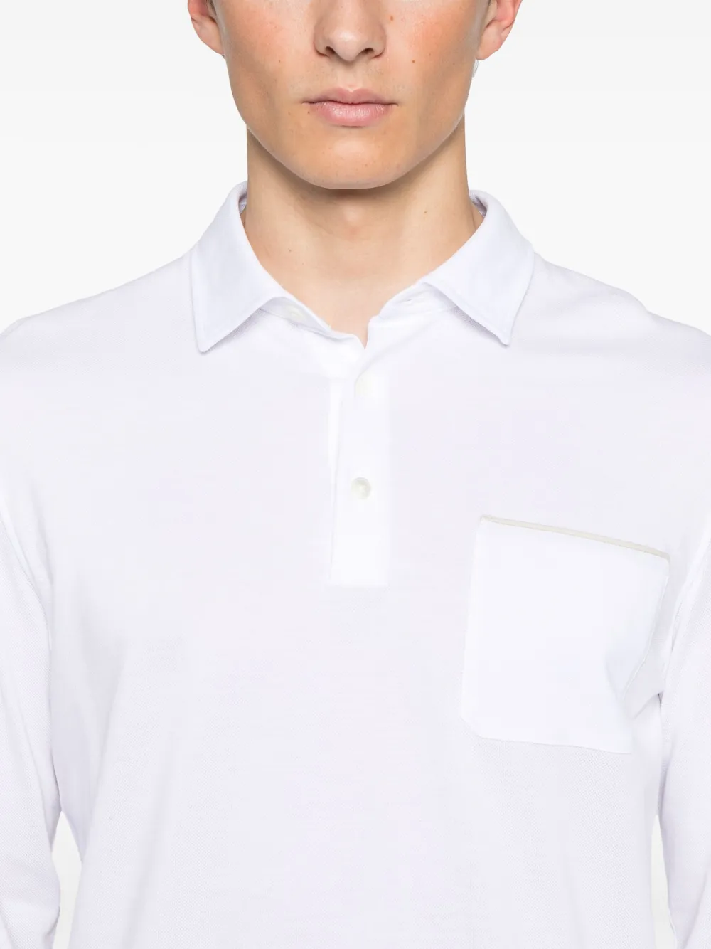Zegna Katoenen poloshirt Wit