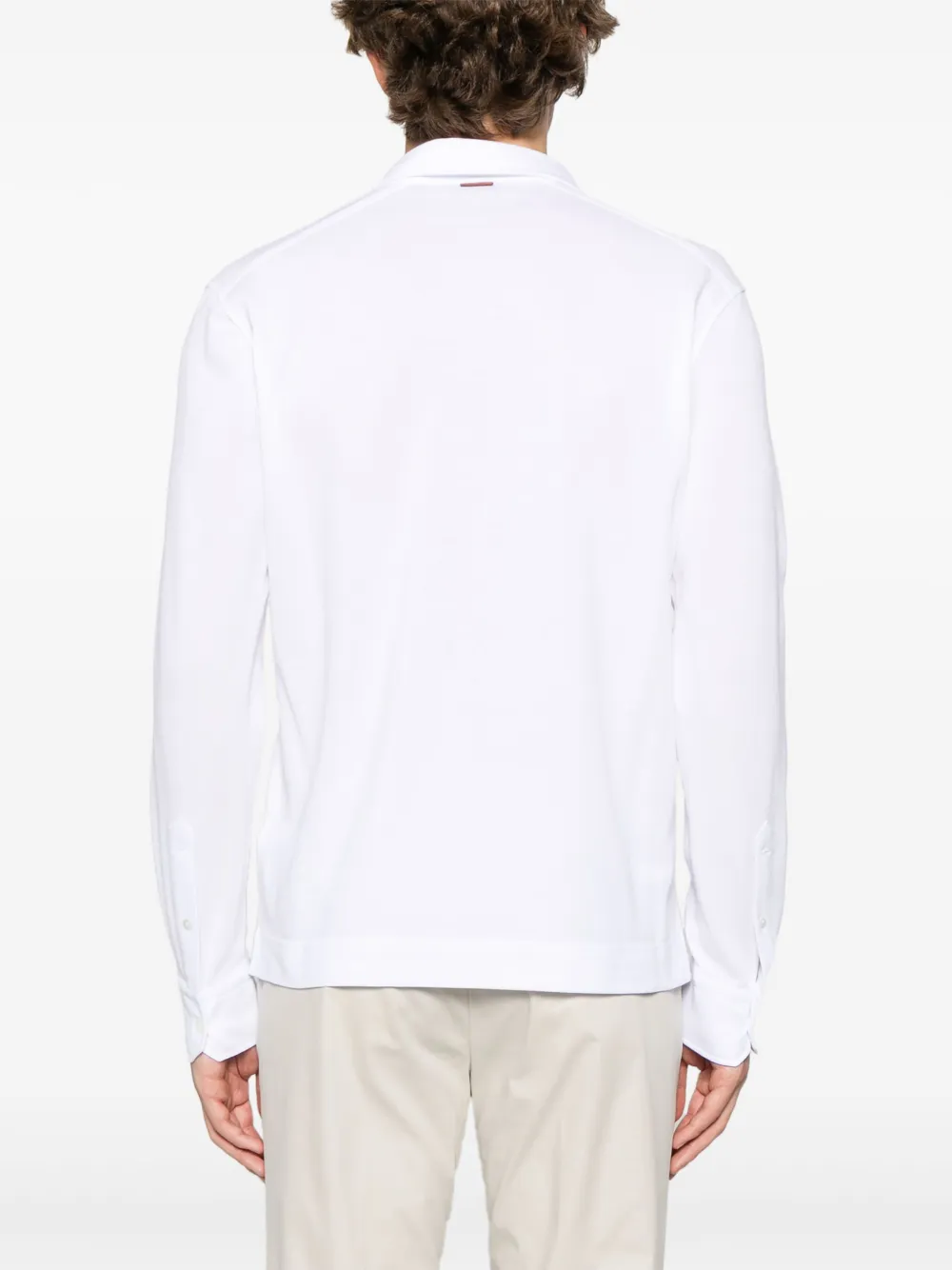 Zegna Katoenen poloshirt Wit