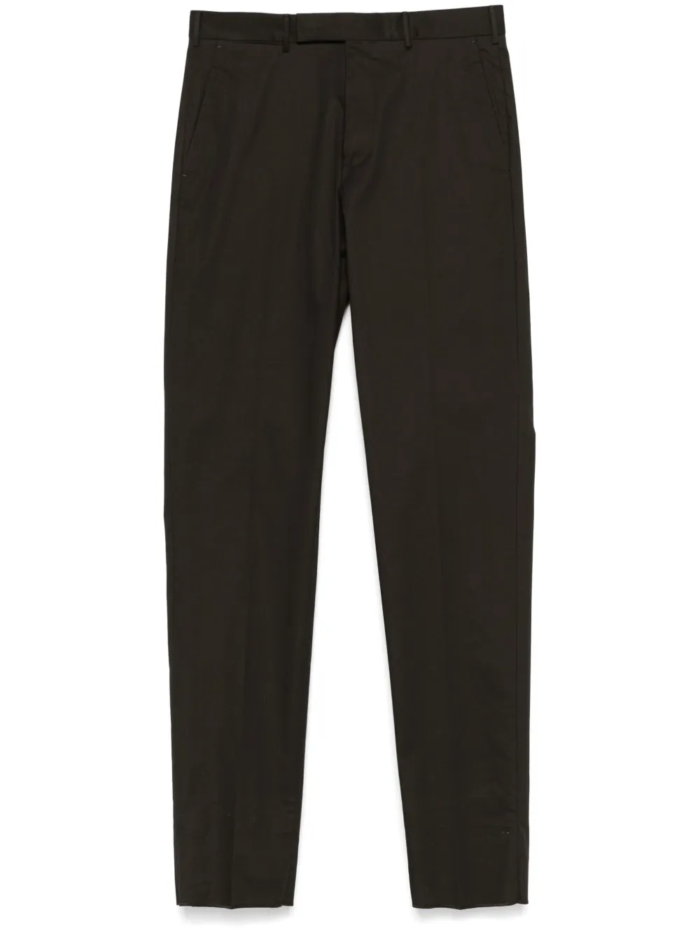 Zegna Chino met toelopende pijpen Bruin