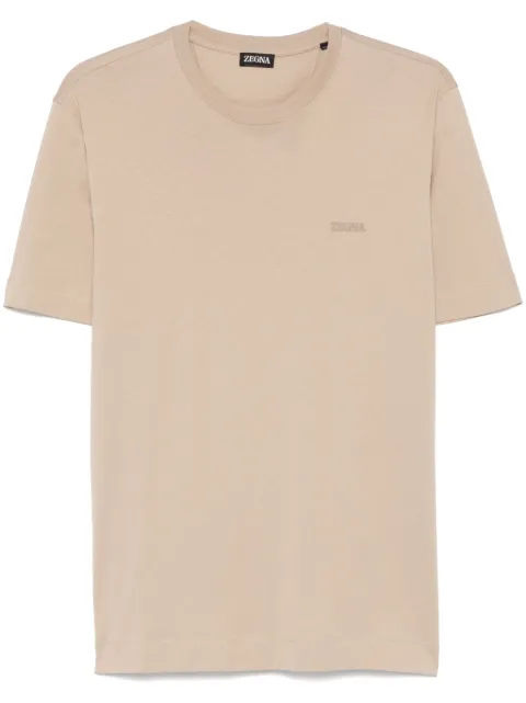 Zegna playera con logo bordado