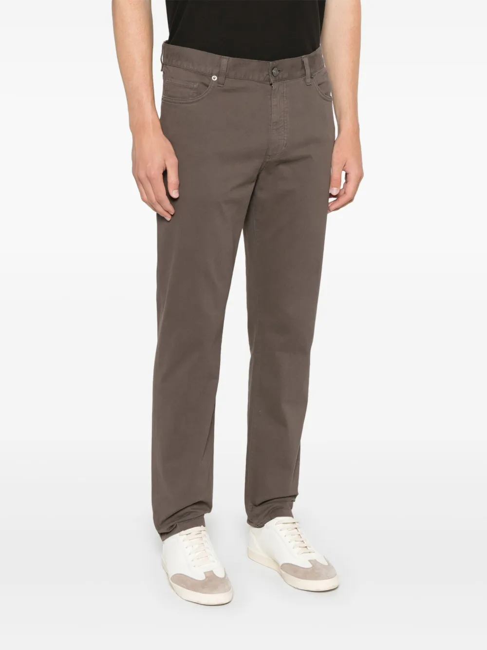 Zegna City chino Bruin