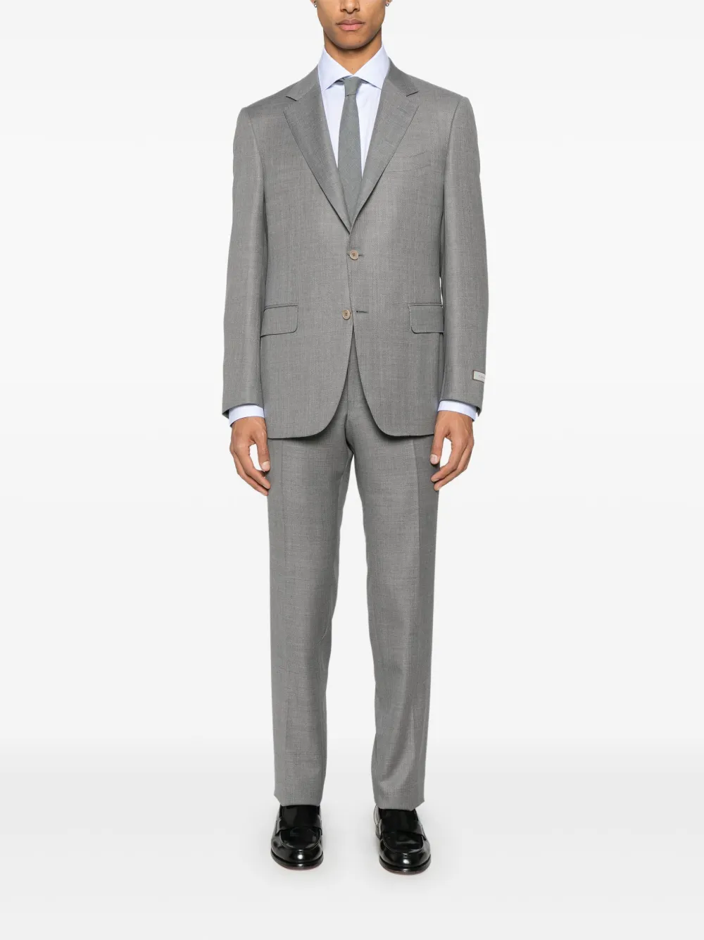 Zegna Gestreept overhemd - Blauw