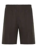 Zegna elasticated-waist tailored shorts - Black