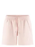 Fedeli logo-patch swim shorts - Pink