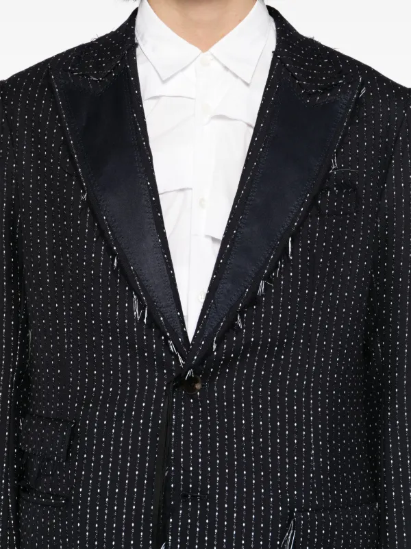 Midorikawa カットオフエッジ ジャケット | ブルー | FARFETCH JP