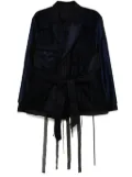 midorikawa panelled jacket - Blue