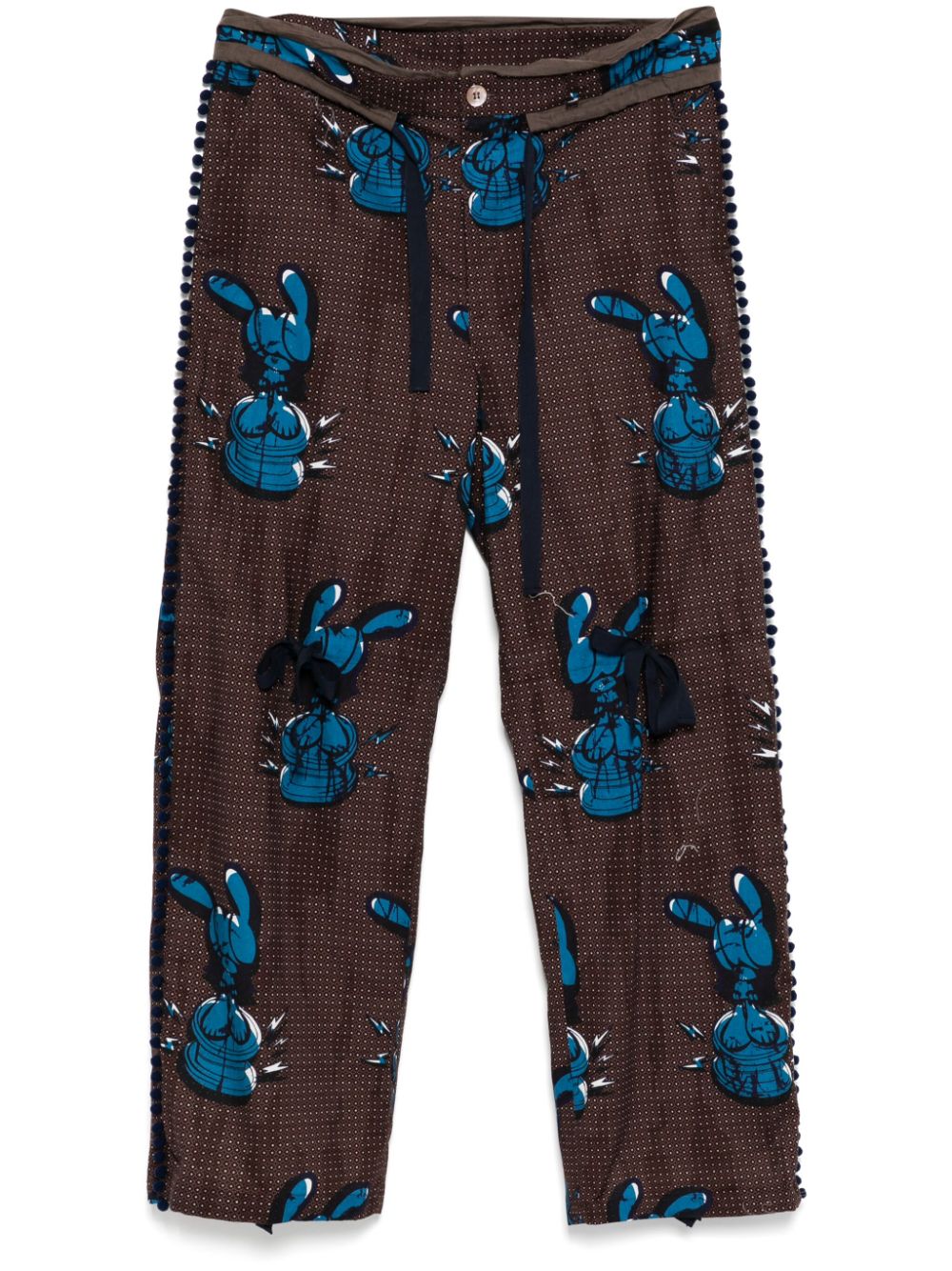 graphic print trouser