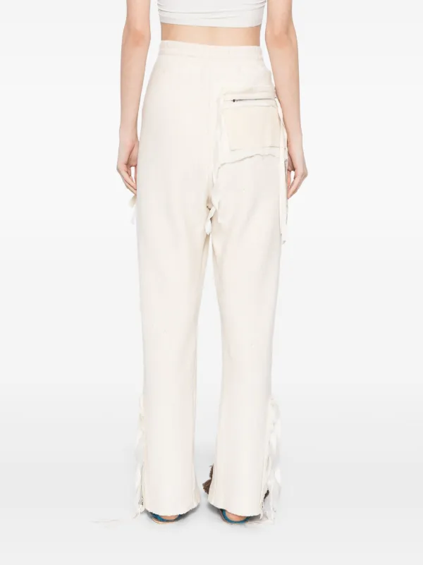 Midorikawa raw-edge Trousers | Neutrals | FARFETCH ZA