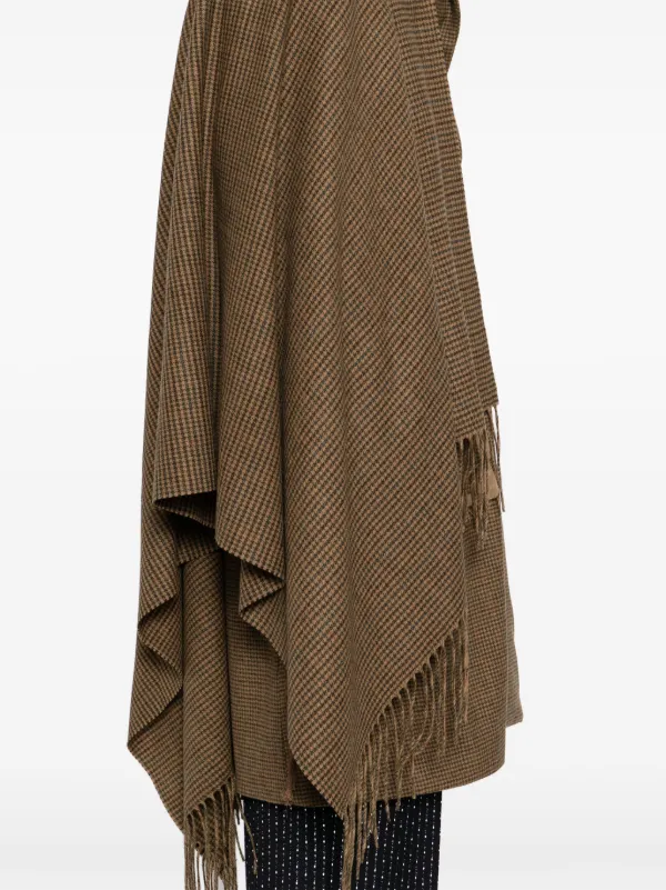Midorikawa カットオフエッジ コート | ブラウン | FARFETCH JP