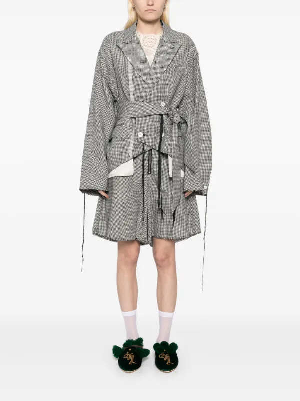 Midorikawa Raw Edge Blazer | White | FARFETCH IN
